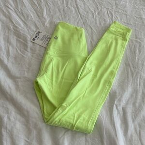 lululemon athletica Neon Green Leggings